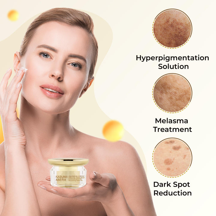 ABERA Kasumi Melasma Cream, Dark Spot Remover For Face, Reduce Fine Lines, Wrinkles, Anti-aging with Red Ginseng Extract, Facial Moisturizer For Women (0.7 Oz Per Box)