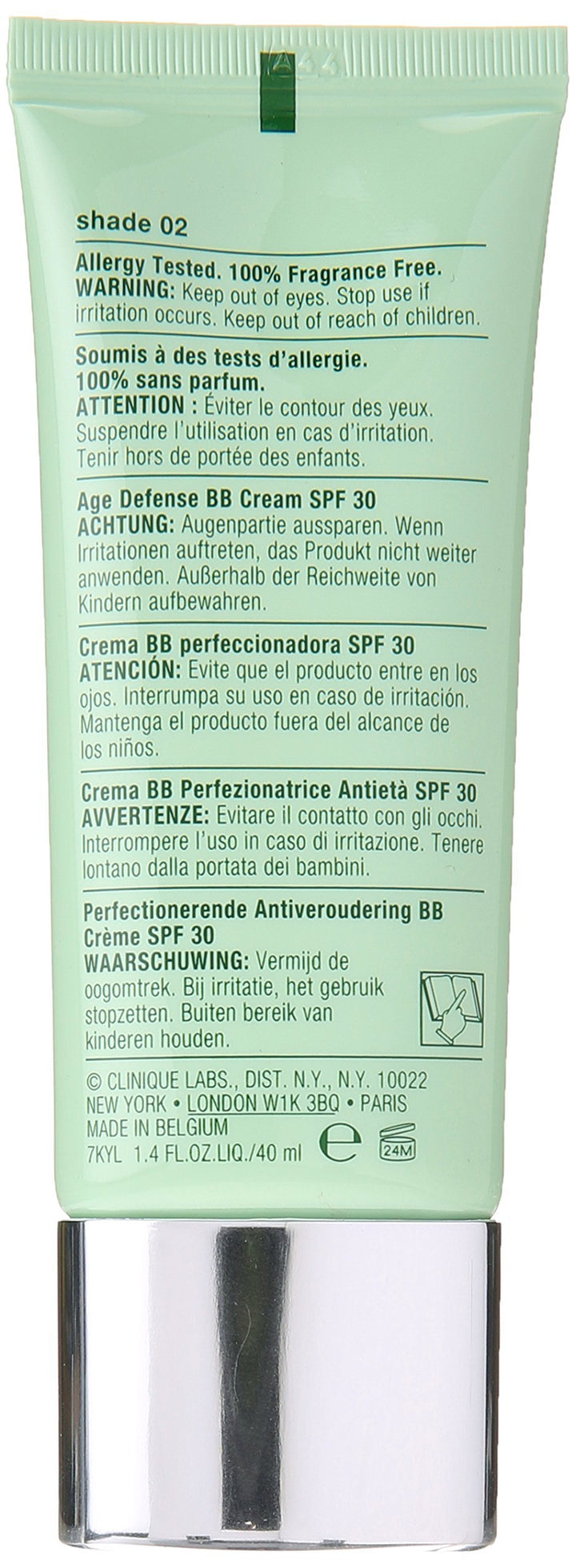 Clinique Age Defense BB Cream Broad Spectrum Spf 30 Shade for Unisex, 1.4 Ounce