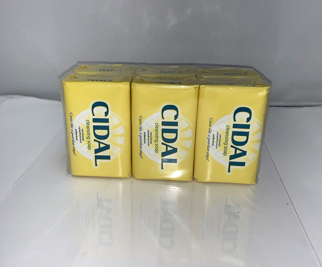 3 x Cidal Natural Antibacterial soap twin pack 125g