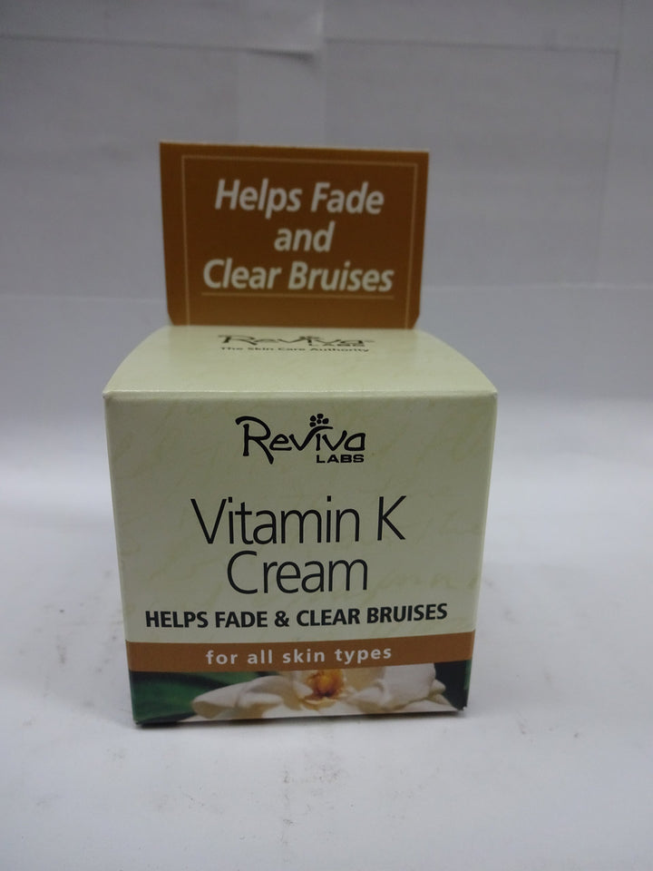 Reviva Labs Vitamin K Cream, For All Skin Types, 1.5-Ounces (Pack Of 2)