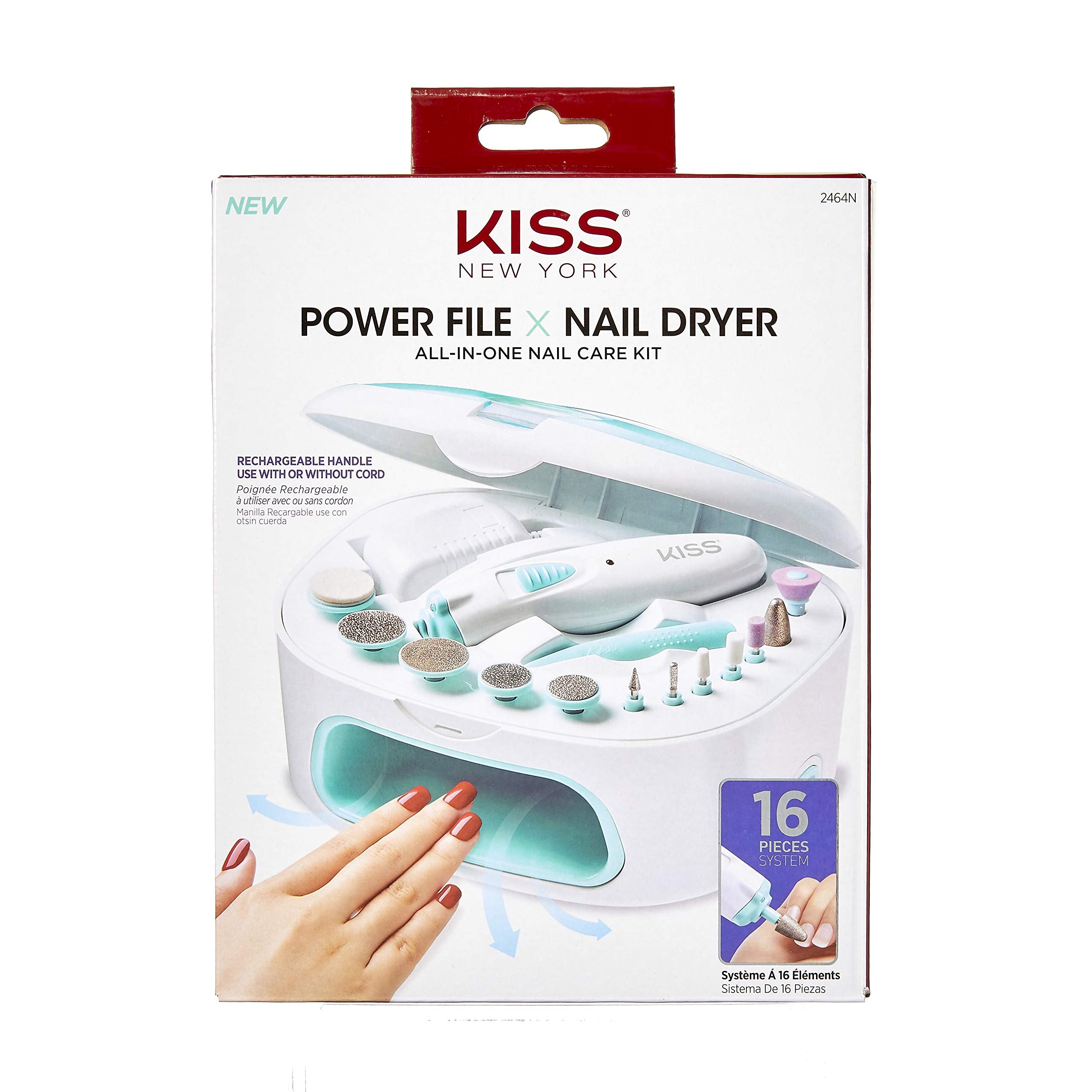 Kiss Power File X Nail Dryer, 1.14 Lb