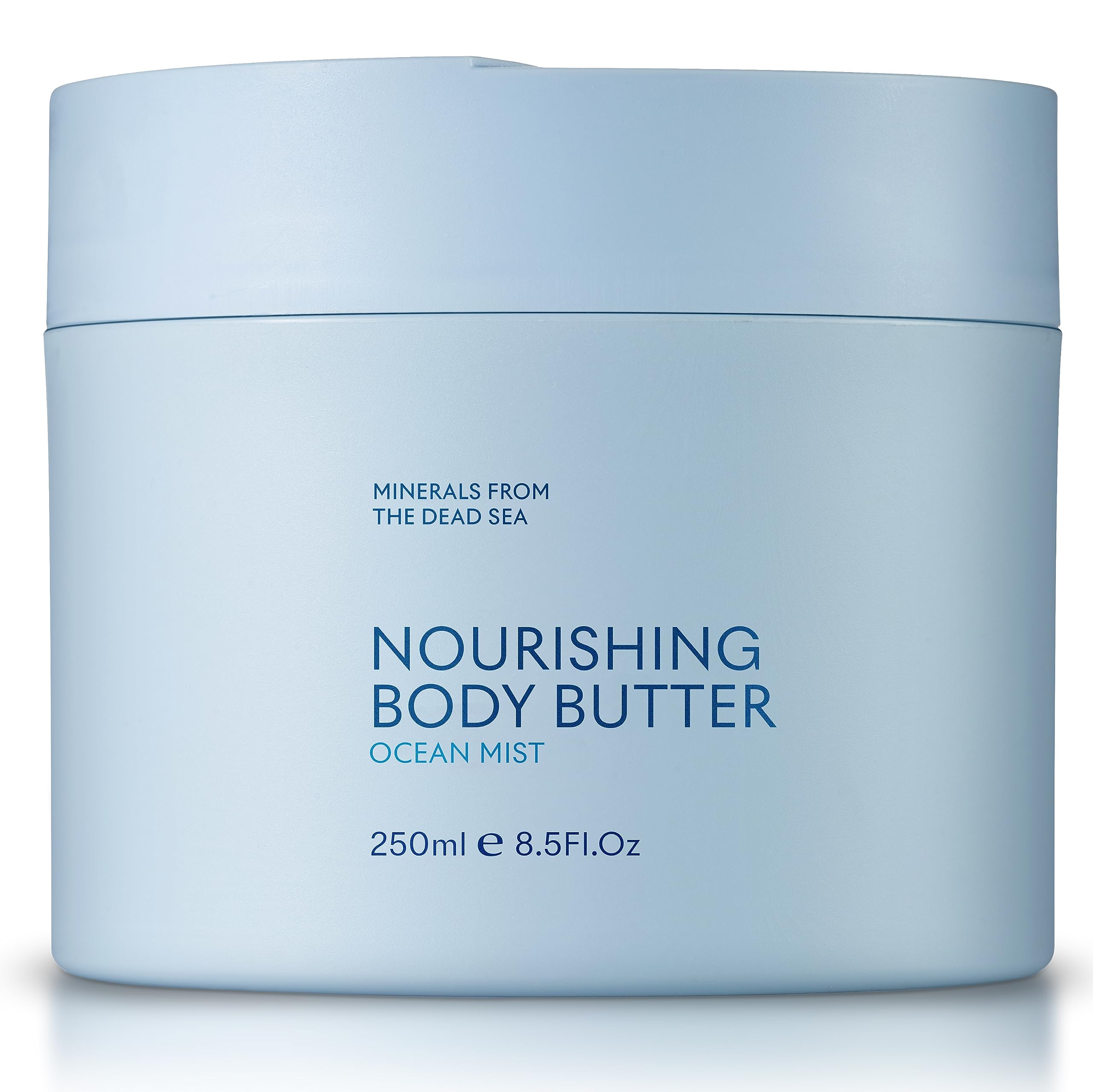 SEACRET OCEAN MIST BODY BUTTER: Hydrating Body Moisturizer Cream with Shea and Cocoa Butter, Vitamins E & C, and Dead Sea Minerals for All Skin Types, 8.5 FL. OZ, Ocean Mist