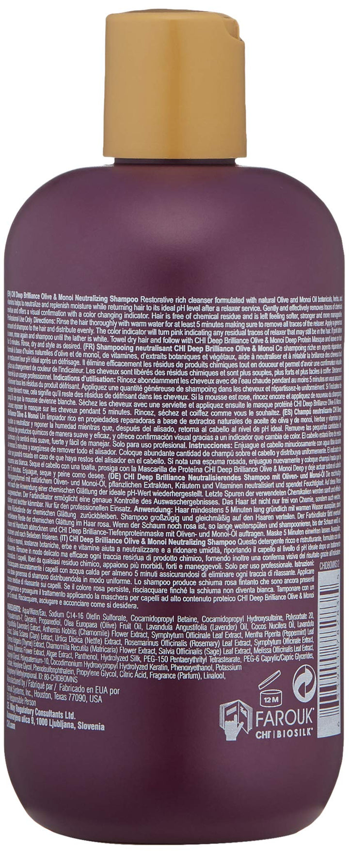 Chi Deep Brilliance Olive & Monoi Neutralizing Shampoo ( 213022 )