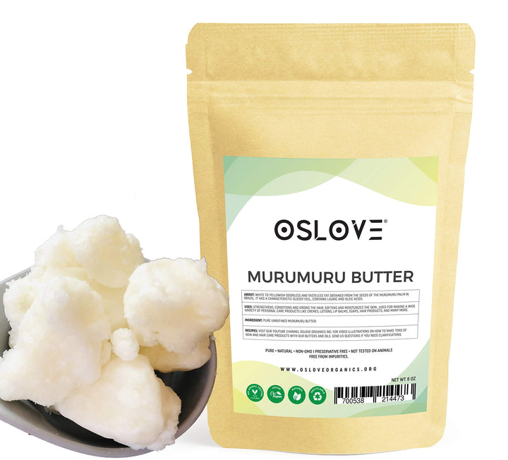 PureNatural and Unrefined Murumuru Butter 8oz by Oslove Organics