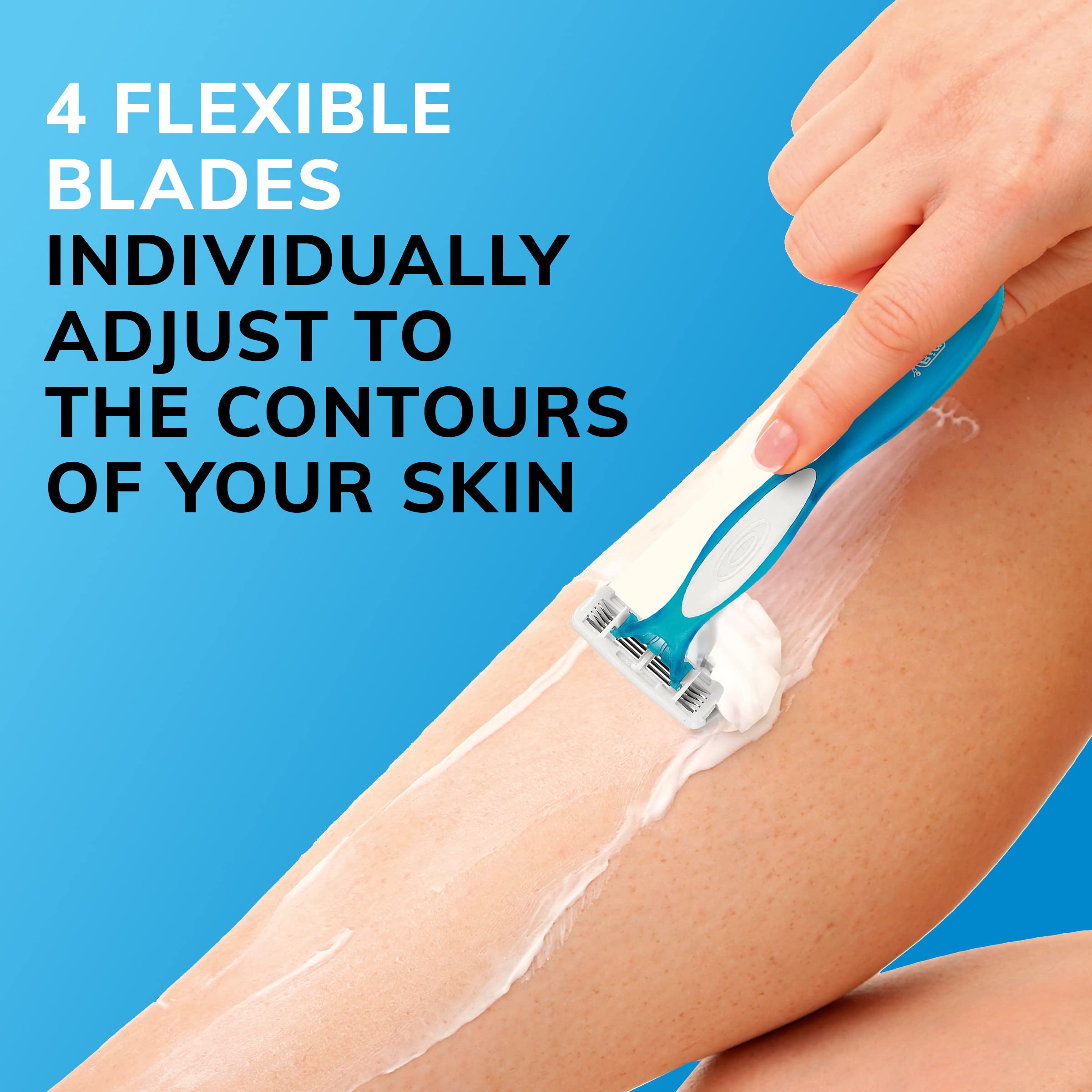 BIC Soleil Bella Womenââ‚¬â„¢s Disposable Razor, Assorted, 10 Count