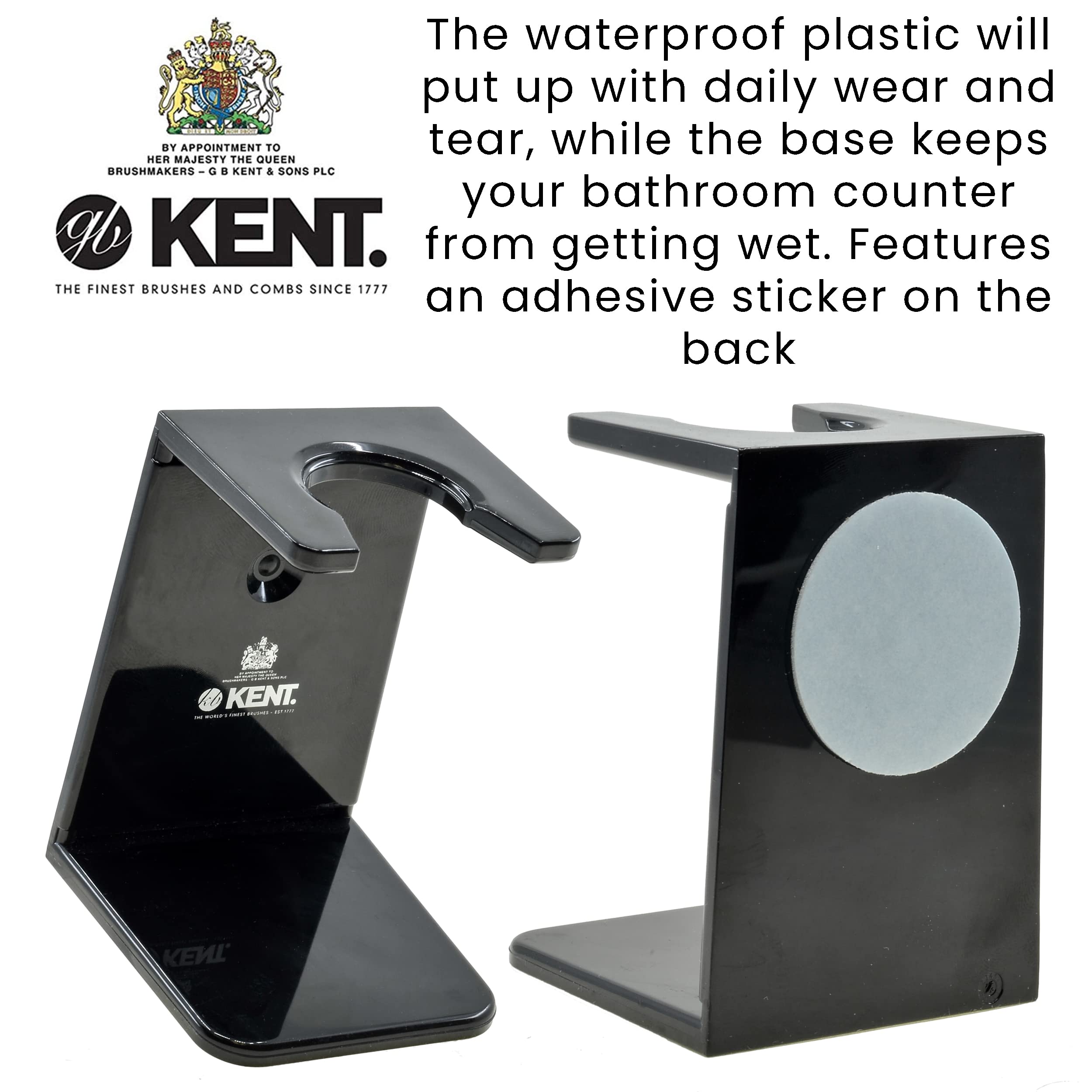 KENT VSB1 BLK Small Shaving Brush Stand