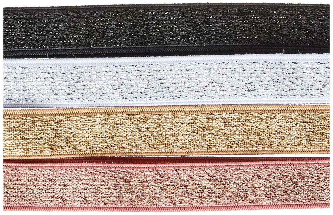 Revlon Essentials 4 Piece Metallic Headwraps