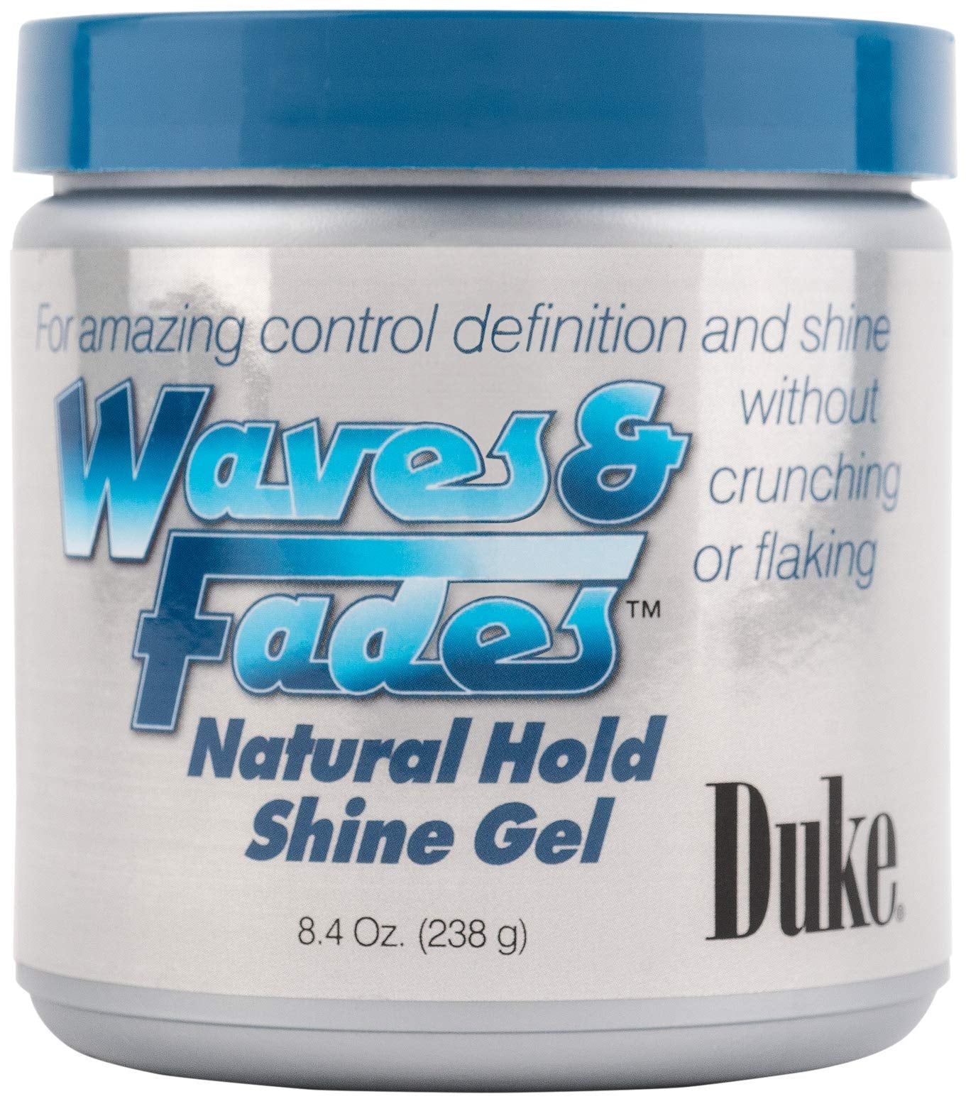 Duke Waves and Fades Natural Hold Shine Gel, 8.4 Ounce