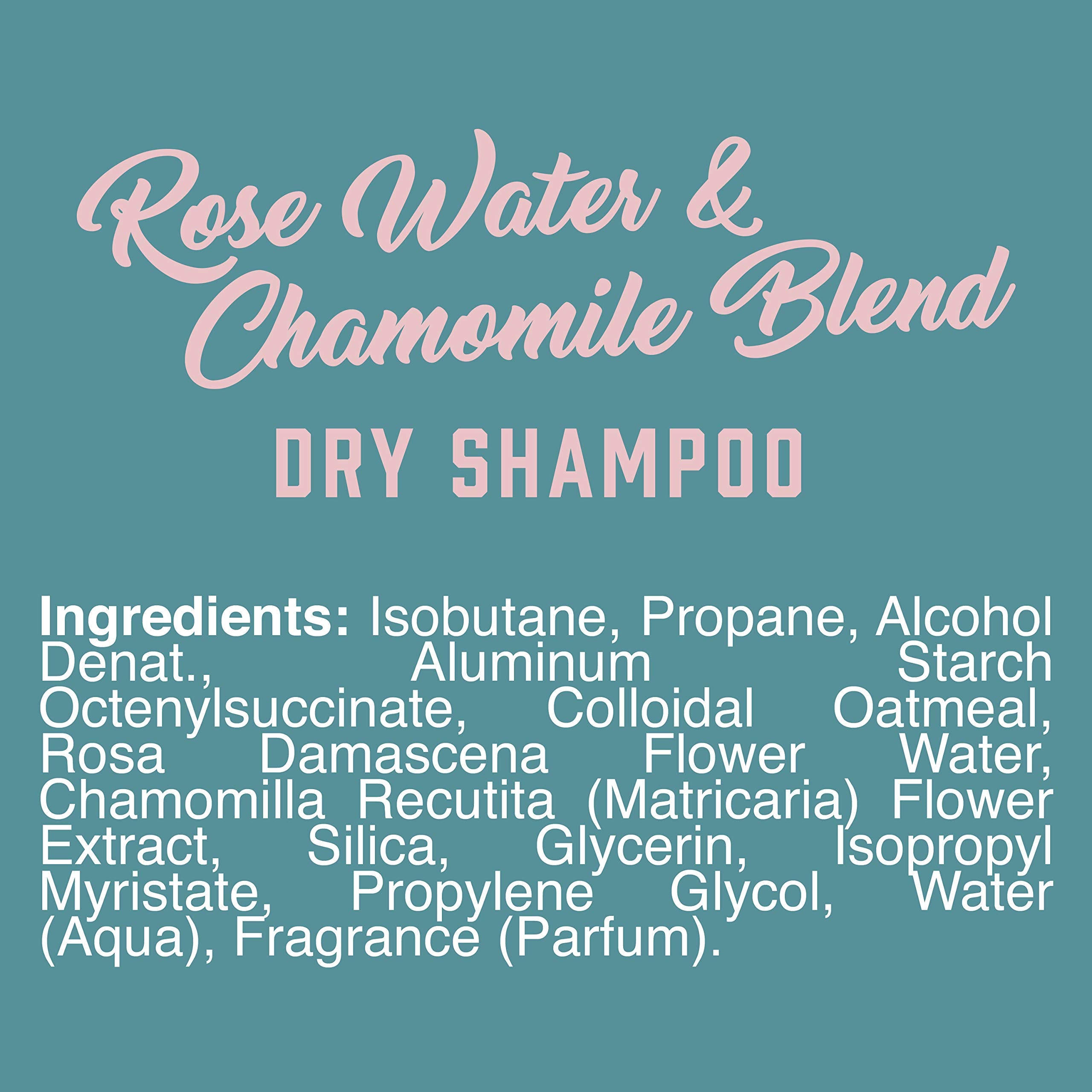 Aveeno Rose Water & Chamomile Blend Gentle Dry Shampoo for Sensitive Scalp & Soft Hair, Sulfate Free Dry Shampoo, Paraben & Dye-Free, 5 Fl Oz