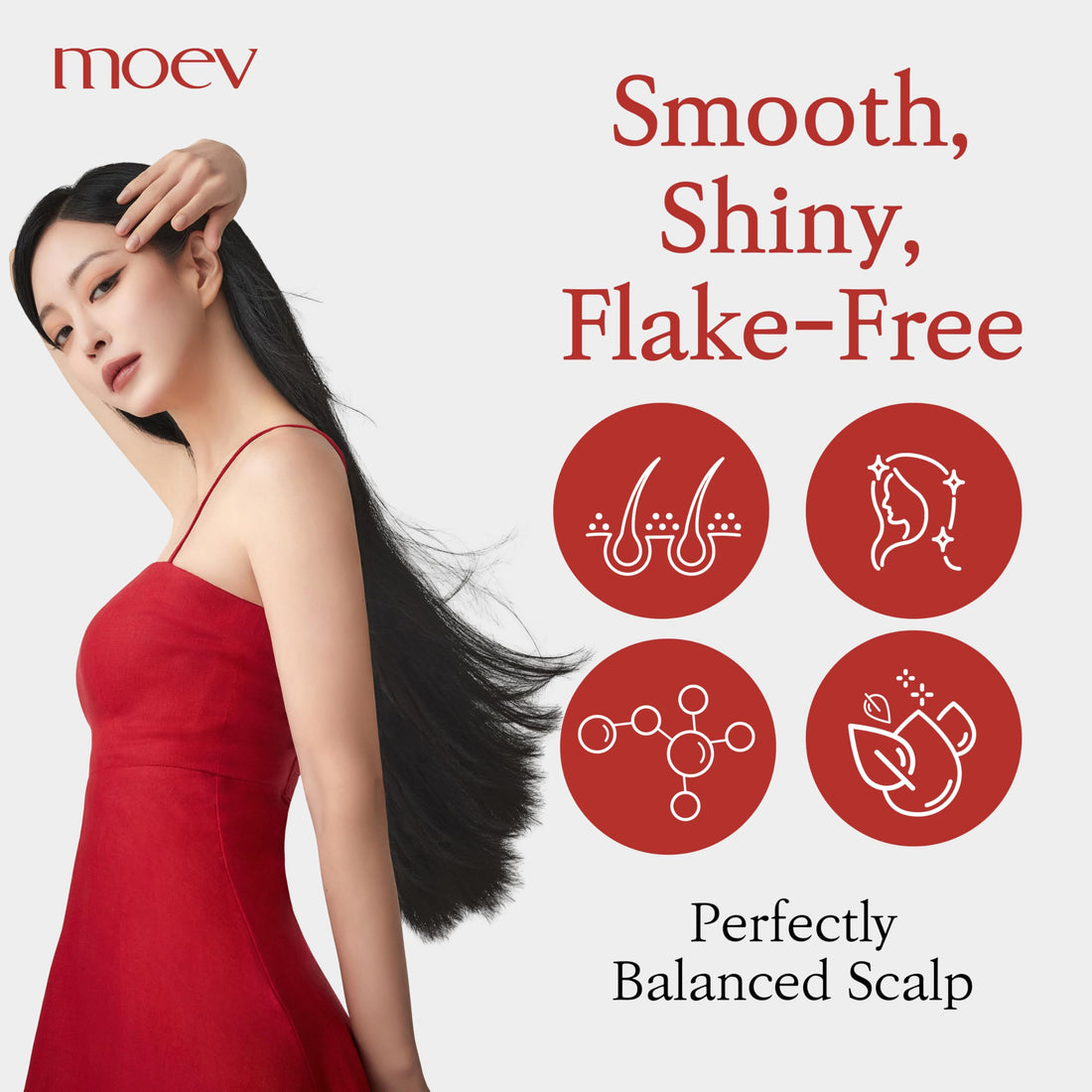 MOEV ANNURCATIN Hair Treatment Mask, Korean Mint Wash-Off Hair Care Mask Apple Deep Damage Conditioner Sulfate-Free with Amino Acids Rose Thickening Moisturizing for Damaged Thin Dry Hair, 6.76 fl.oz.