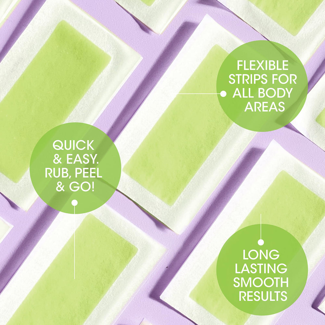 Nad's Body Wax Strips, 20 Count