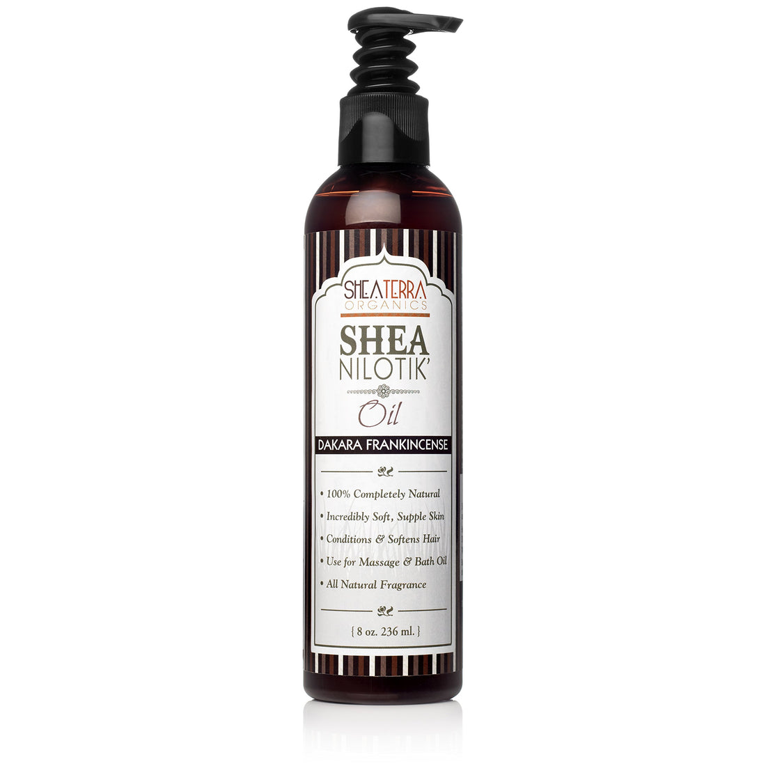 Shea Terra Organics Shea Nilotikââ‚¬â„¢ Oil Scented With Dakara Frankincense |Natural Daily Skin Moisturizer & Conditioner - 8 oz