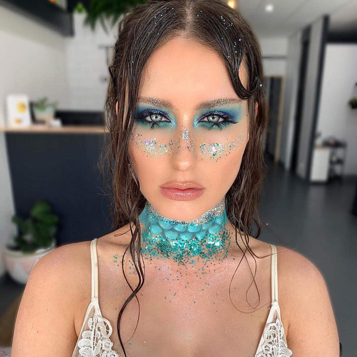 Klara Cosmetics 24 Shades Eyeshadow Palette festive luxury matte shimmer vibrant cool bold full color pigment long lasting collection, Bondi