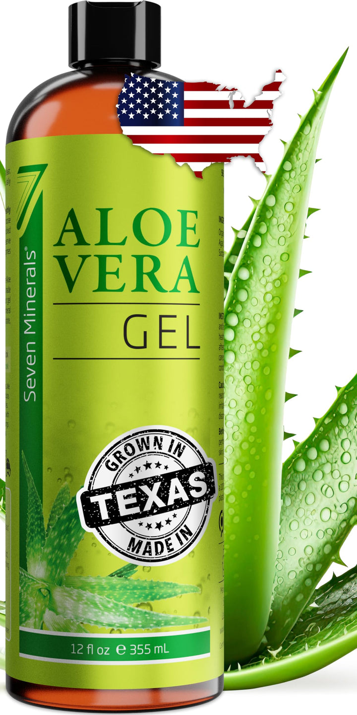 Seven+Minerals Aloe Vera Gel, 355 g