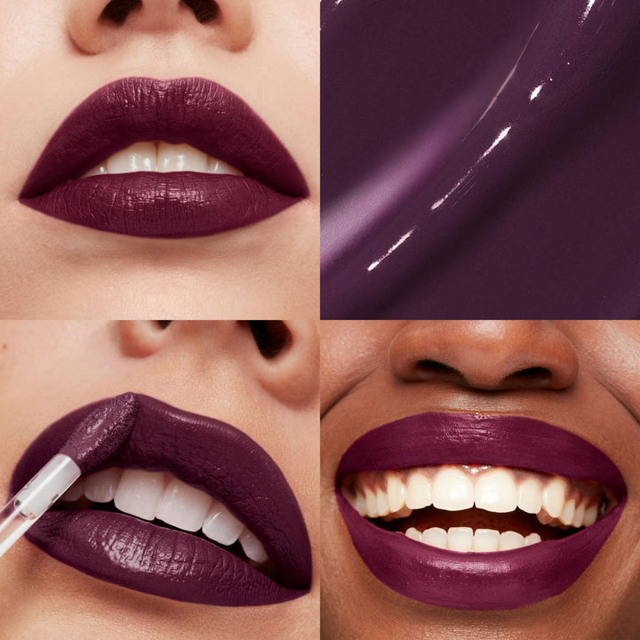 REVLON ColorStay Satin Ink Crown Jewels Liquid Lipstick, Longlasting & Waterproof Lipcolor, Moisturizing Creamy Formula Infused with Black Currant Seed Oil, 036 Royal Amethyst, 0.17 fl oz.