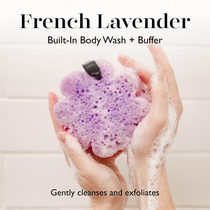 Spongelle Wild Flower 14+ Uses Bath Mitts And Cloths, French Lavender