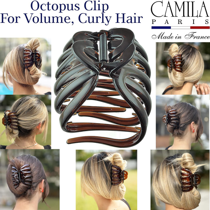 AD718 (3 1/2 ) Hair Accessories Octopus Hair Clips