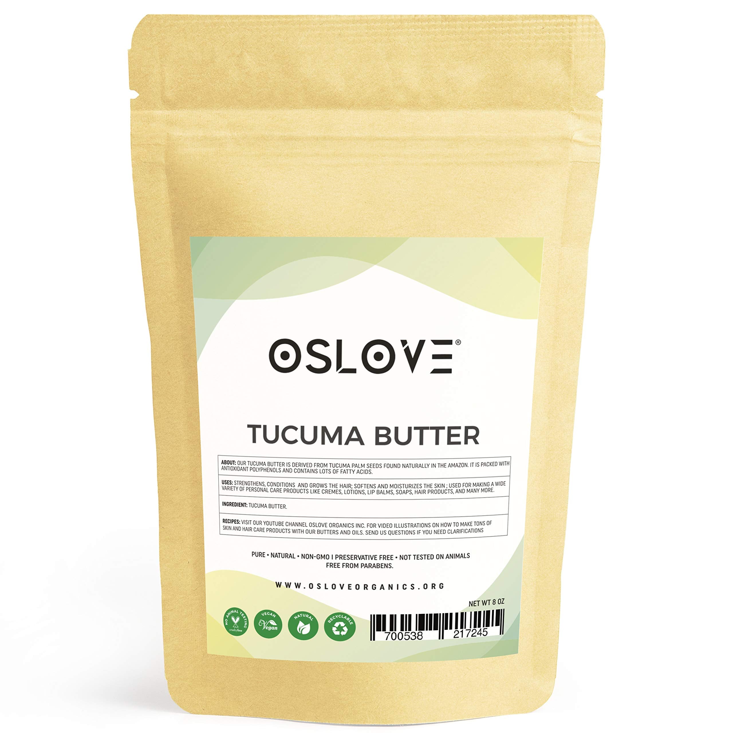 100% Pure Tucuma Butter 8oz