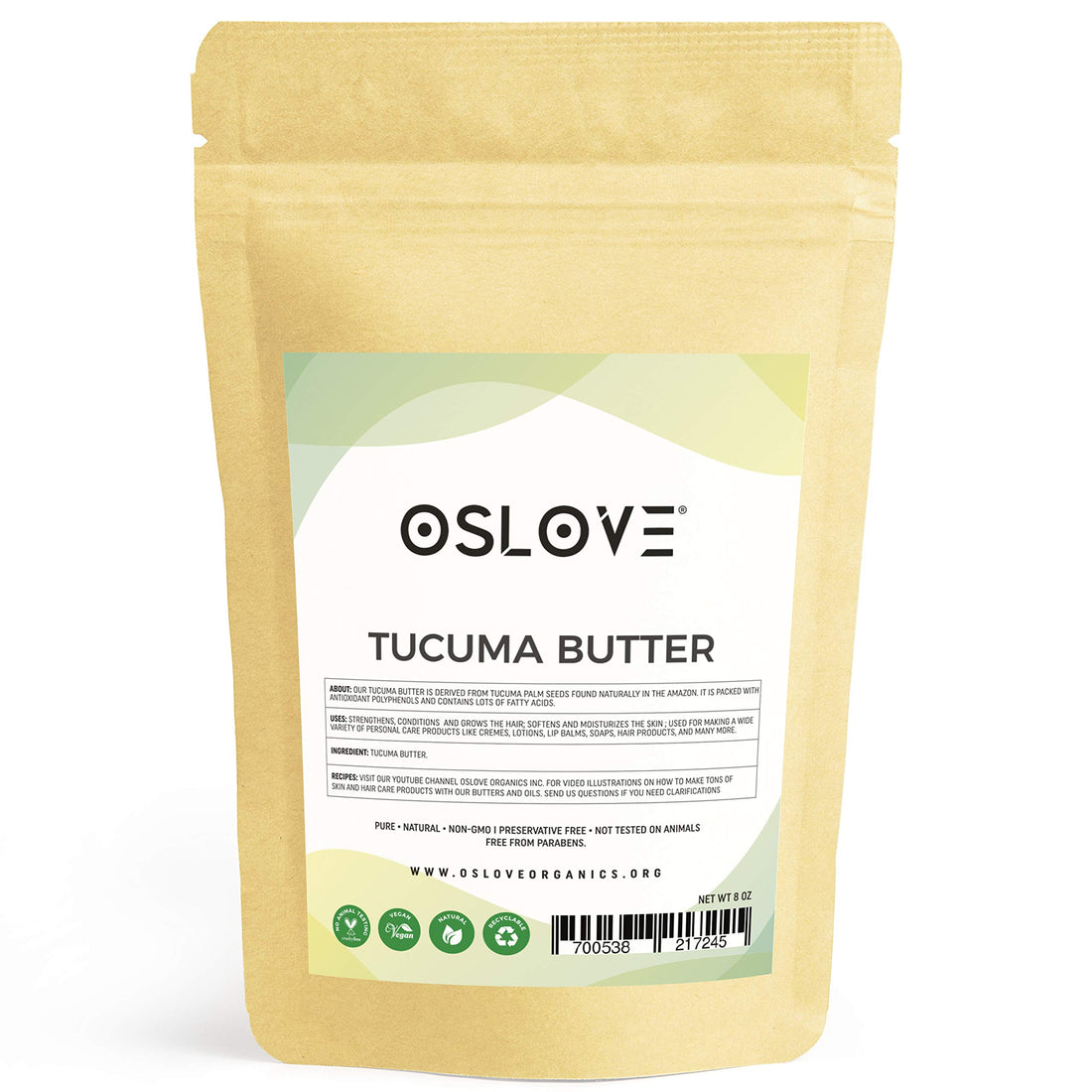 100% Pure Tucuma Butter 8oz