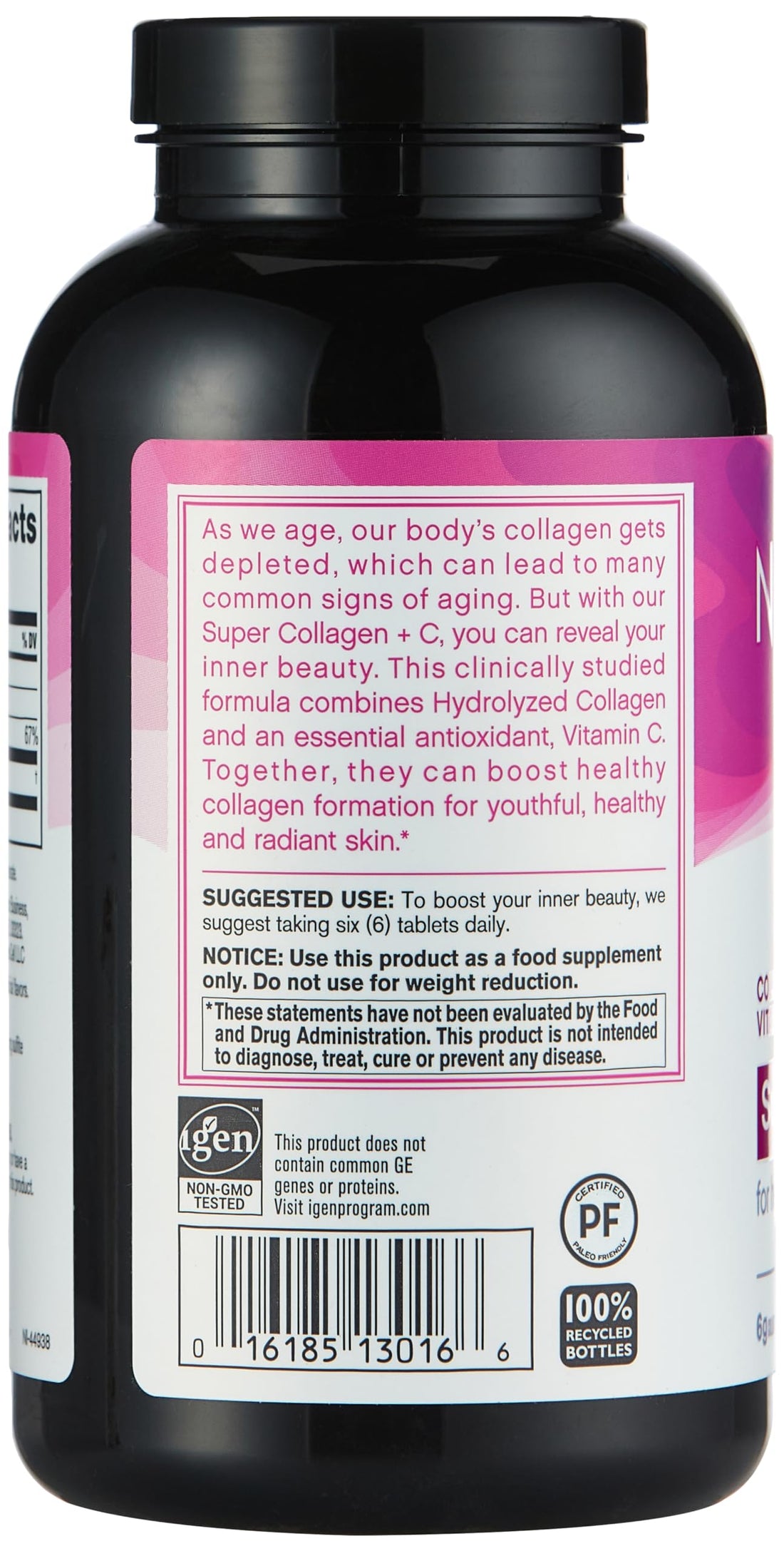 NeoCell Super Collagen Plus Vitamin C, Skin, Hair and Nails Supplement, Includes Antioxidants, Tablet, 360 Count, 1 Bottle