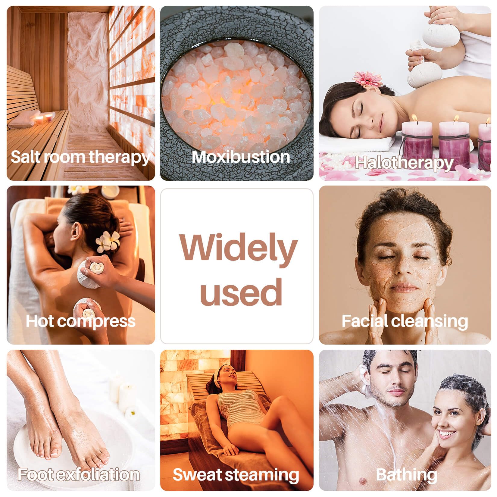 MAQIHAN Pink Salt - 12 Oz Pink Himalayan Bath Salt Foot Soak Foot Spa Body Care for All Skin Types Mineral Soak Bath Himalayan Bathing Salts for Soaking