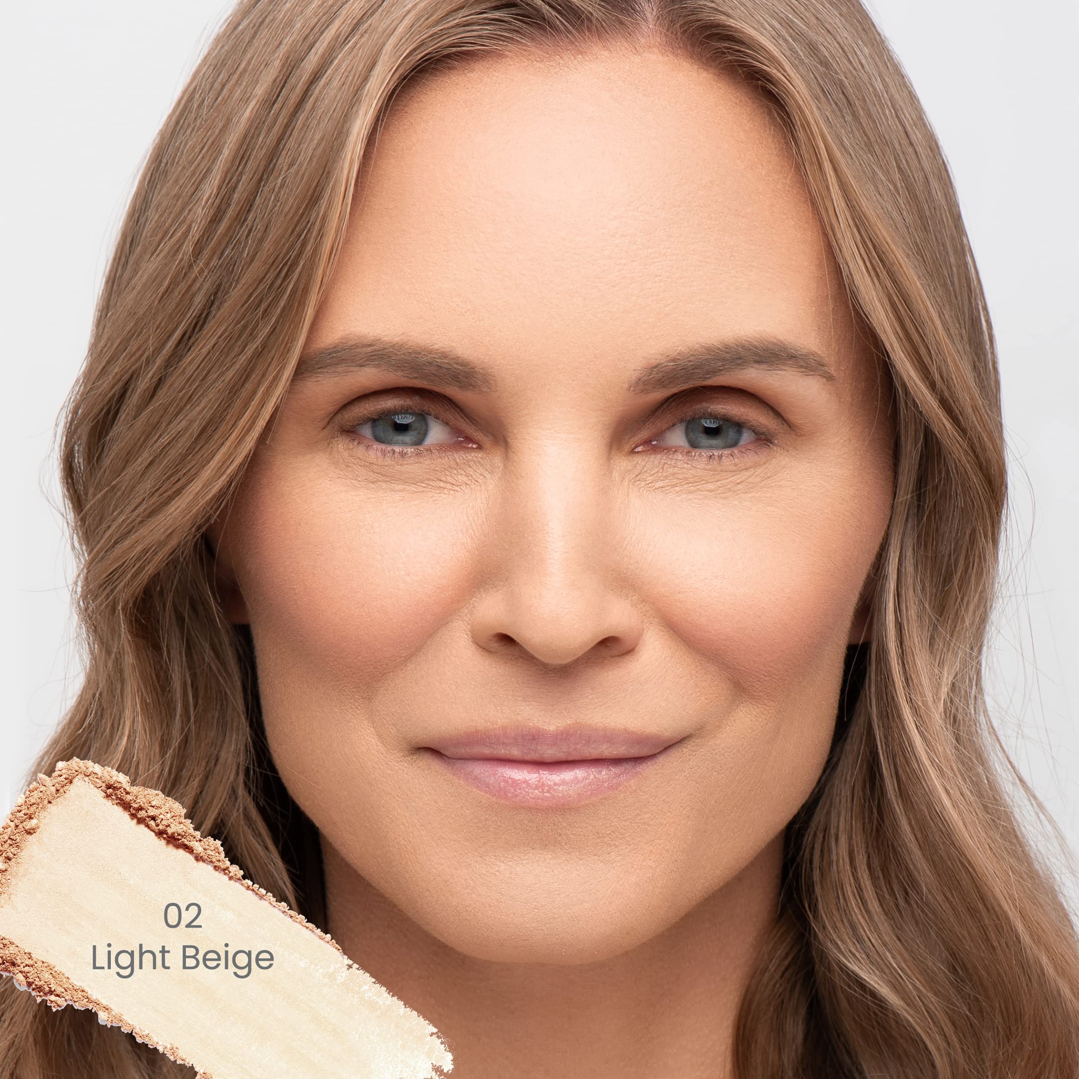 Velvet Matte Oil Control Pressed Powder By Luscious Cosmetics. Vegan And Cruelty Free. (#2 Medium Beige W/Gold Undertones)