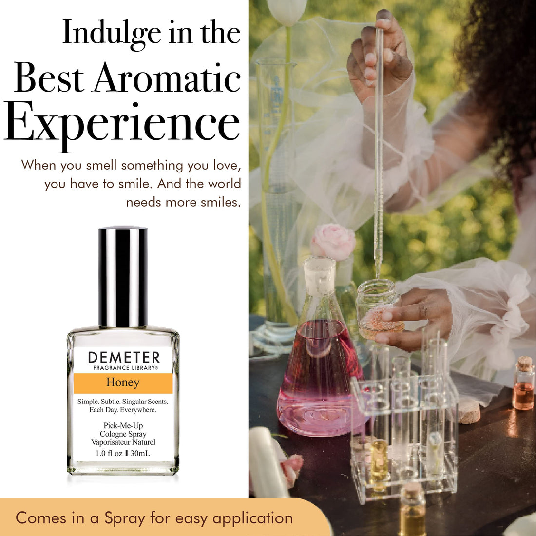 Demeter Cologne Spray, Honey, 1 oz.