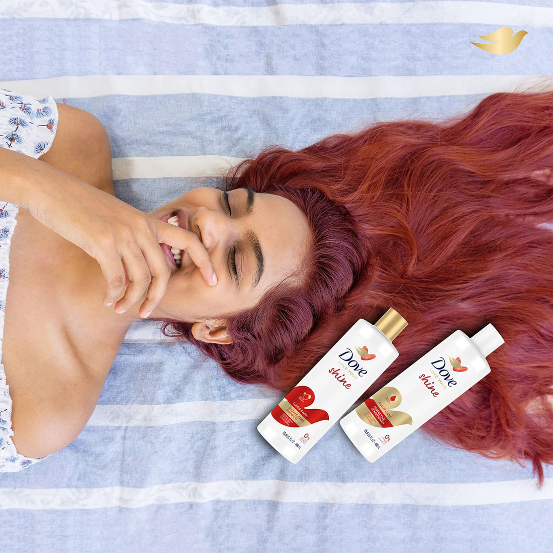 Dove Sulfate-Free Shampoo and Conditioner, Color Care – Omega-3-Infused Hair Care Products, Color Protecting for 40 Washes, 13.5 Oz Ea