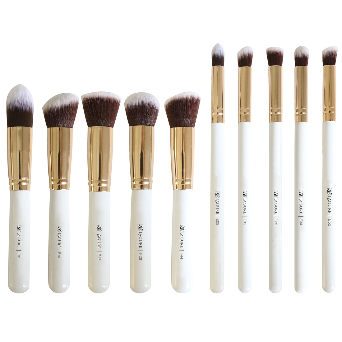 Premium Synthetic Kabuki Makeup Brush Set - The Perfect Cosmetic Brushes for Your Eyeshadow, Contour Kit, Blush, Foundation, Concealer Face Powder and Eyeliner