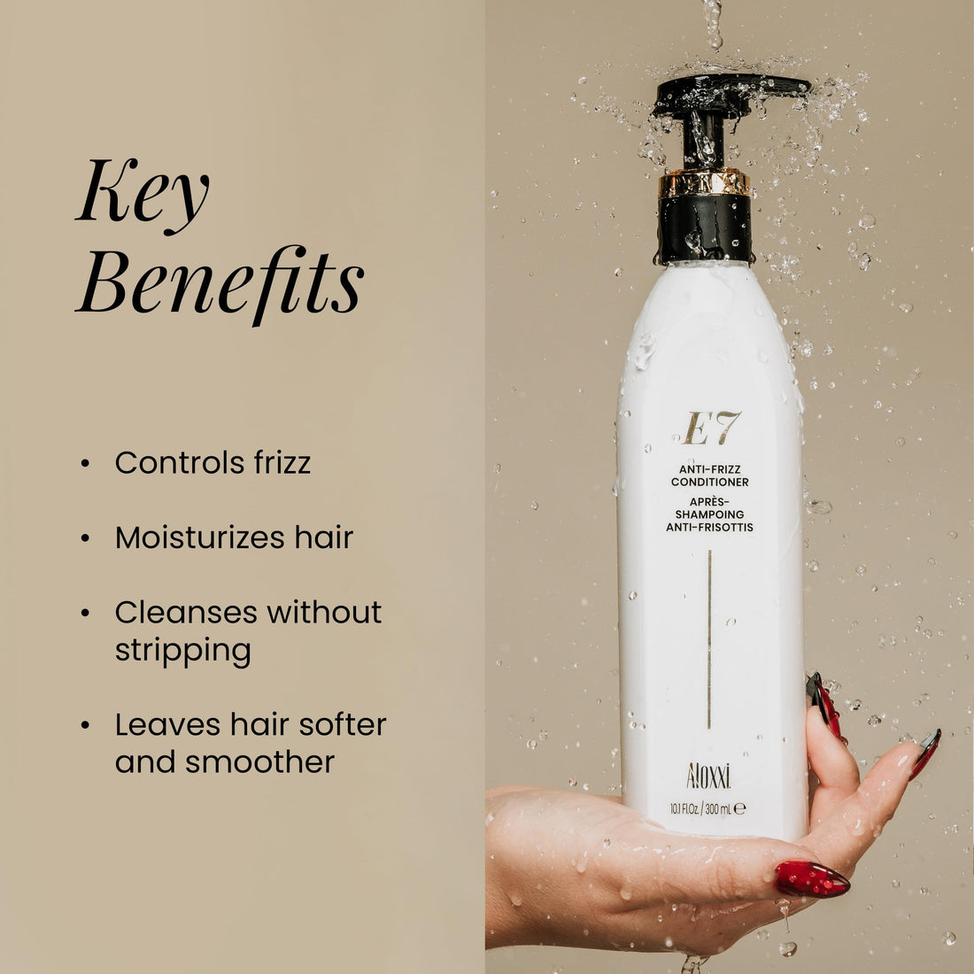 ALOXXI Hair Treatment Conditioner– Moisturizing Conditioner for Dry, Damaged & Frizzy Hair– 7 Essential Oil Blend– Safe for Color Treated Hair– Makes Hair Soft & Manageable- Paraben Free, 33.8 Fl Oz