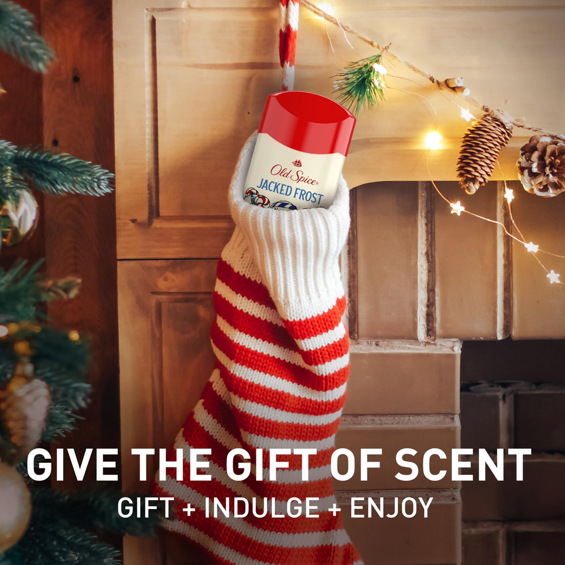 Old Spice Antiperspirant & Deodorant for Men, Holidudes Limited Edition, 24/7 Sweat Protection, Stocking Stuffer, Jacked Frost Frosted Mint Scent, 2.6 oz