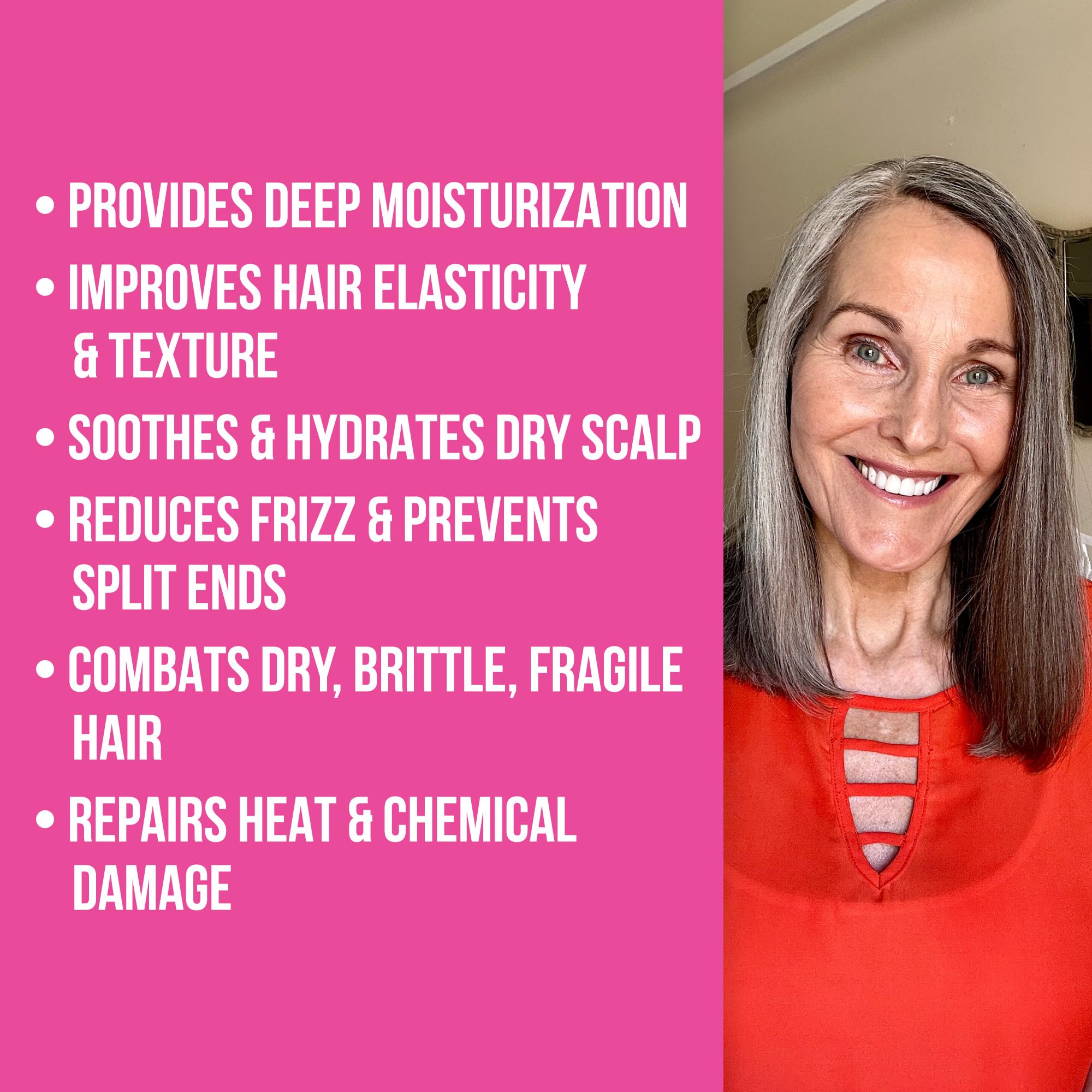 Vibriance Shampoo and Conditioner Set - Strengthening Wash Infused with Biotin for Dry, Damaged, Aging Hair - Deeply Hydrating, Moisturizing