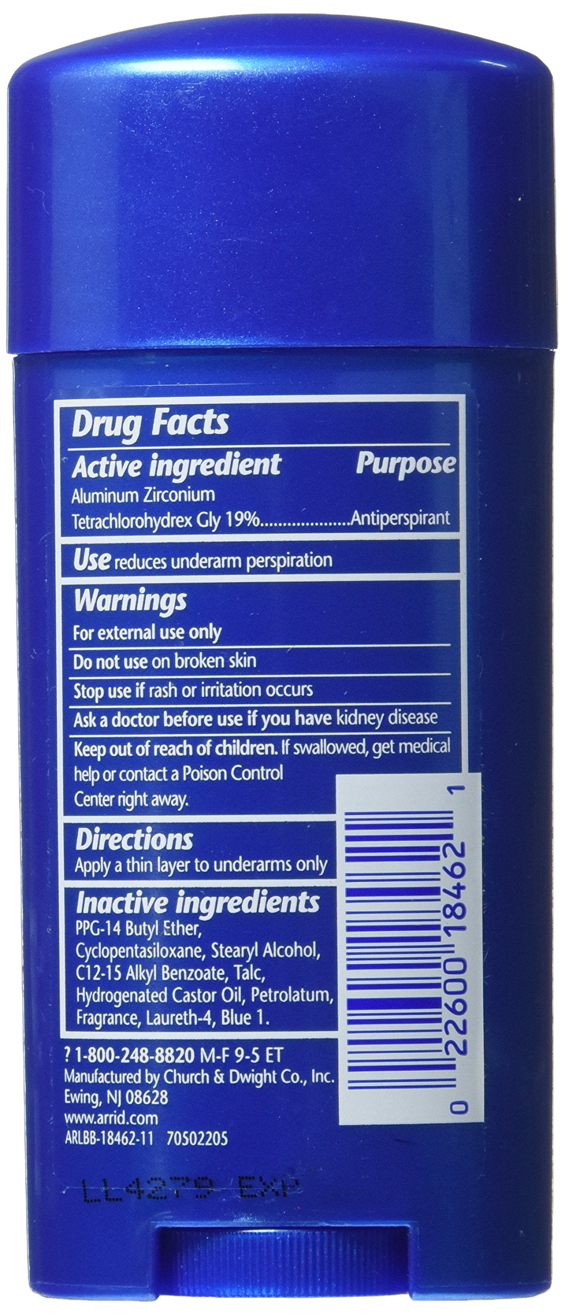 Arrid Xx Solid Antiperspirant Deodorant Ultra Fresh 2.6 Oz (6 Pack)