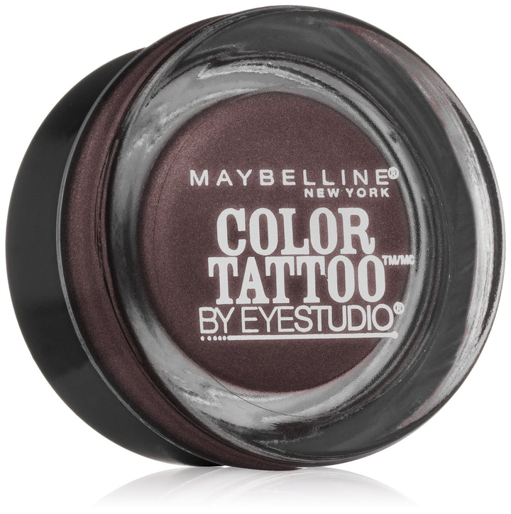 Maybelline Eyestudio ColorTattoo Leather 24HR Cream Eyeshadow, Vintage Plum, 0.14 oz.
