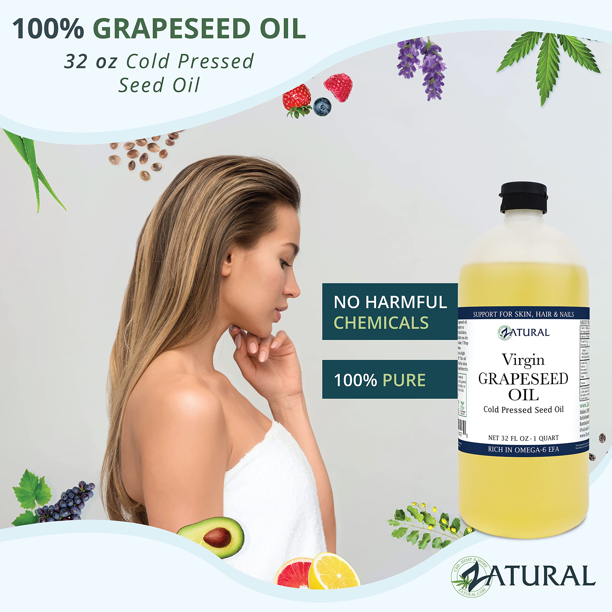GrapeSeed Oil-Cold Pressed
