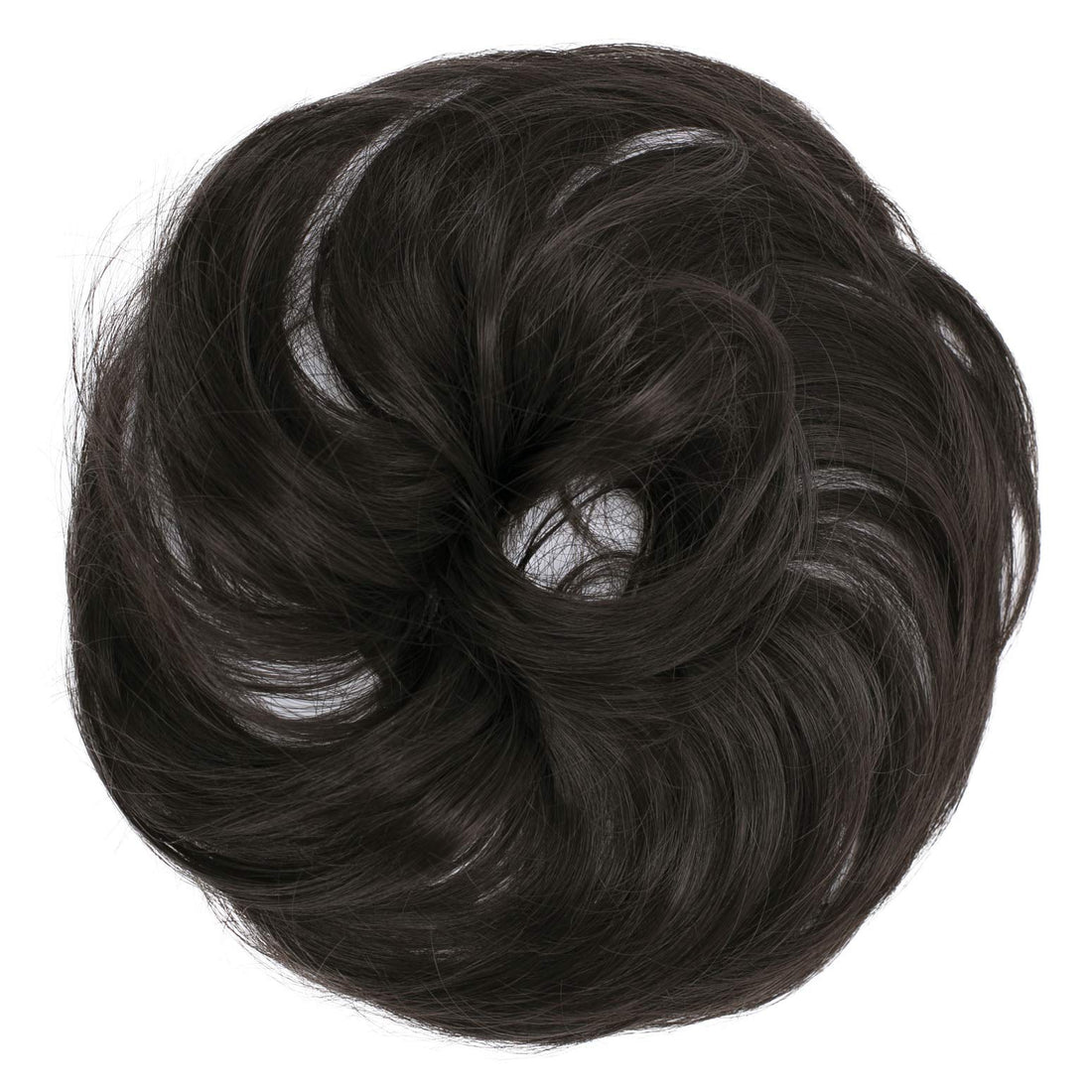dark brown chocolate 6 : PRETTYSHOP Scrunchie Bun Up Do Hair piece Hair Ribbon Ponytail Extensions Wavy Curly or Messy Various Colors(dark brown chocolate 6)