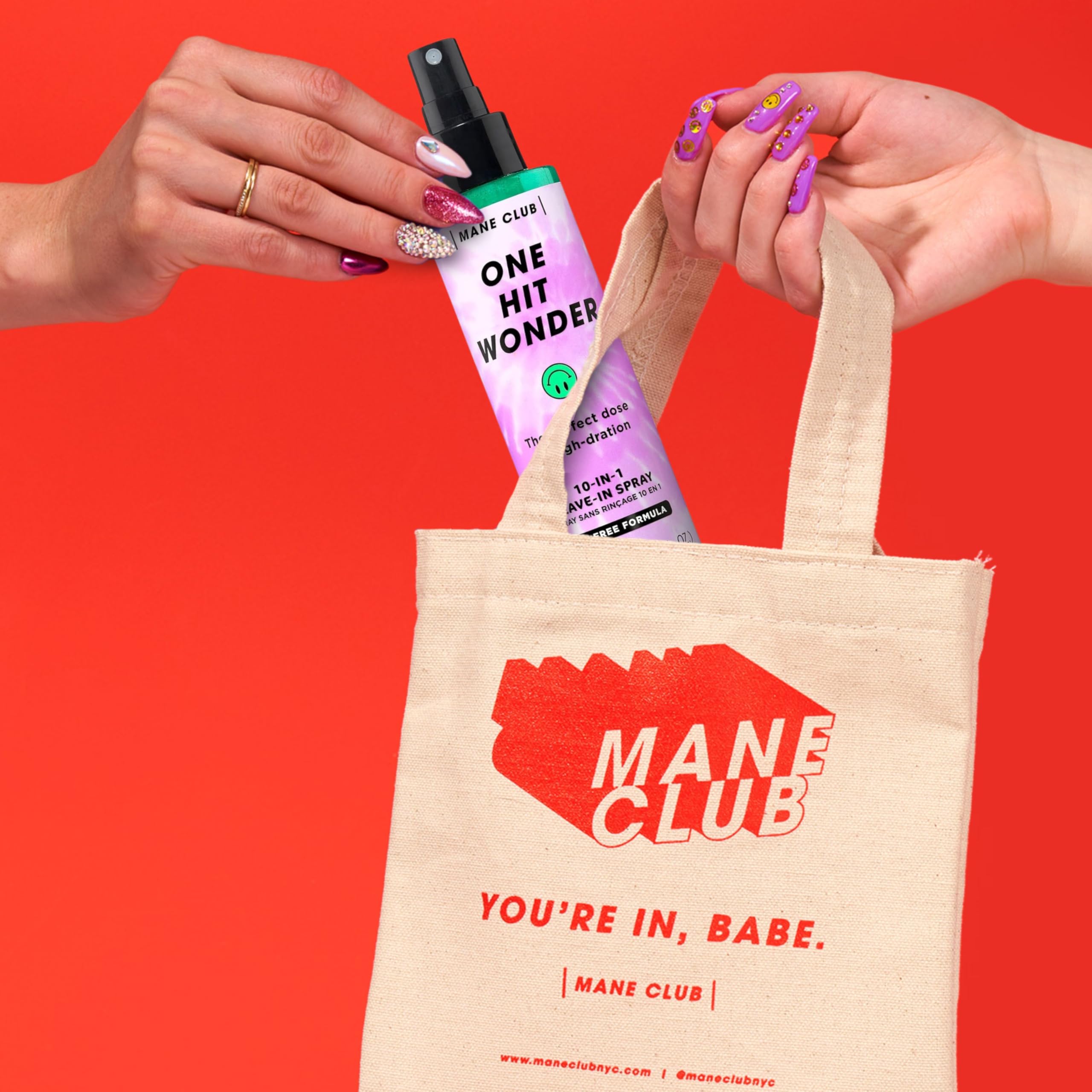 MANE CLUB One Hit Wonder 10-in-1 Leave-In Spray, cruelty free, vegan, no sulfates or parabens, 5.3 Oz