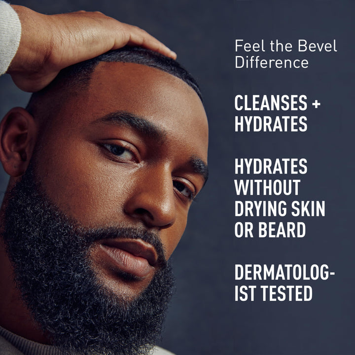 Bevel Face Wash, with Tea Tree Oil, Coconut Water, and Vitamin B3, to Cleanse, Hydrate and Revitalize Skin, 4 fl oz: Face Wash