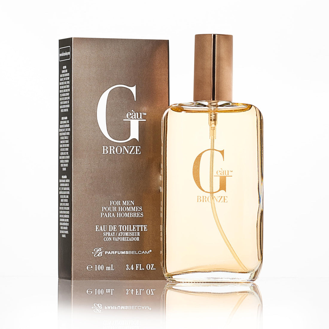 PB ParfumsBelcam G Eau Bronze, Our Version of Acqua Di Gio Absolu, Eau de Toilette Spray, 3.4 Fl Oz