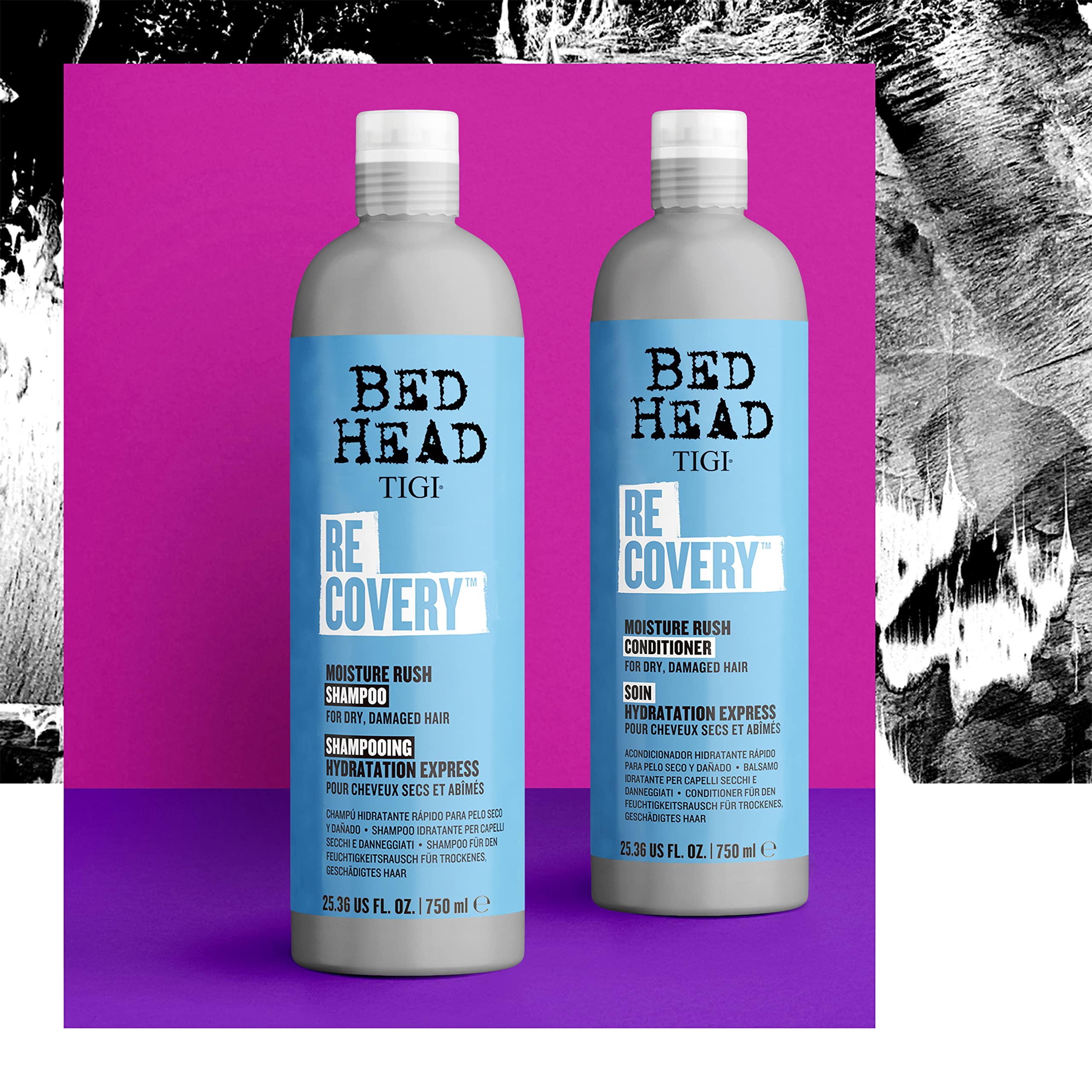 TIGI Bed Head Shampoo & Conditioner For Dry Hair Recovery With Prickly Pear Cactus Extract 2 x 25.36 fl oz