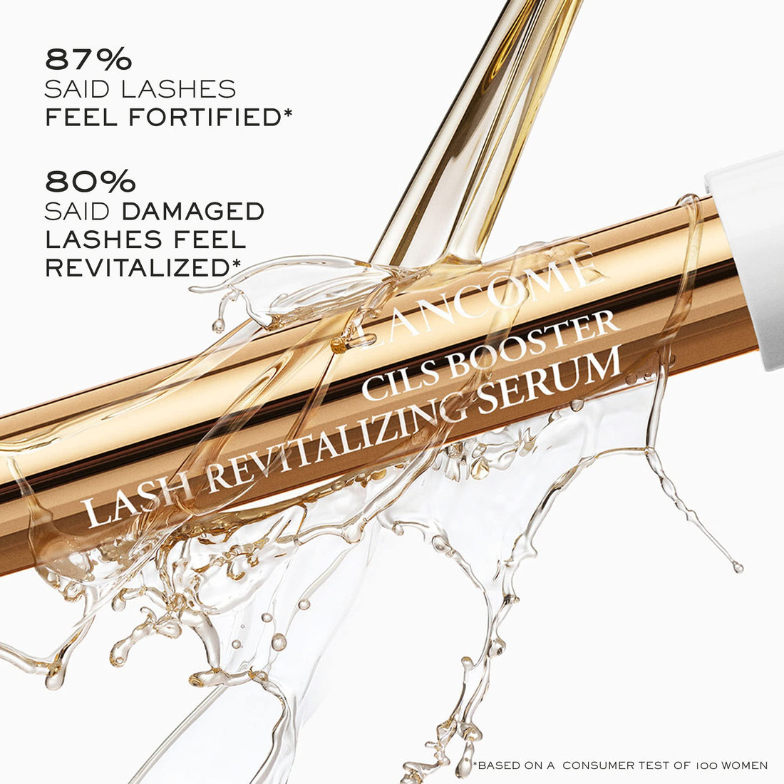 Lancôme Cils Booster Revitalizing Lash Serum - Fortifying & Conditions Damaged Eyelashes - 0.13 Fl Oz