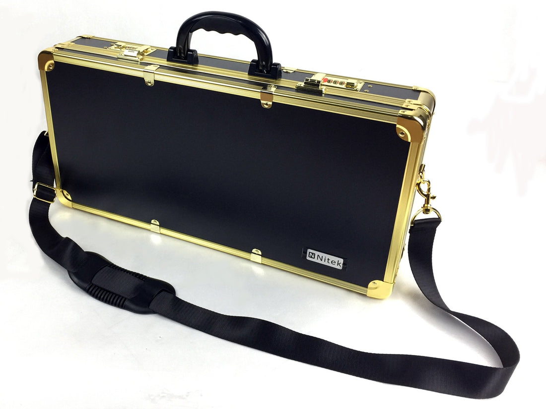 Barber box L22 xW3.9 xH10.6 inches golden color