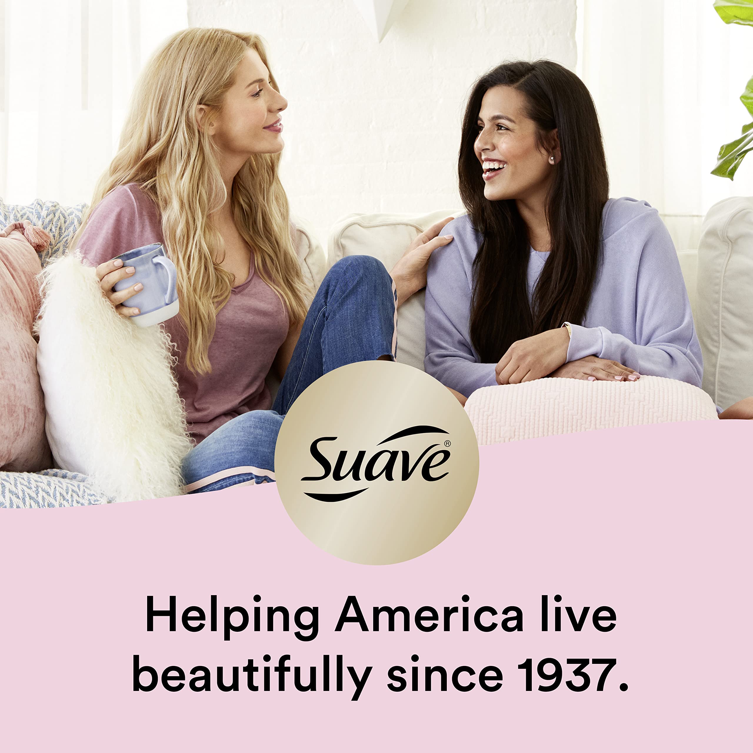 Suave Pink Up The Volume Shampoo For Volumized Hair Volumizing Sulfate Free Shampoo 16.5oz