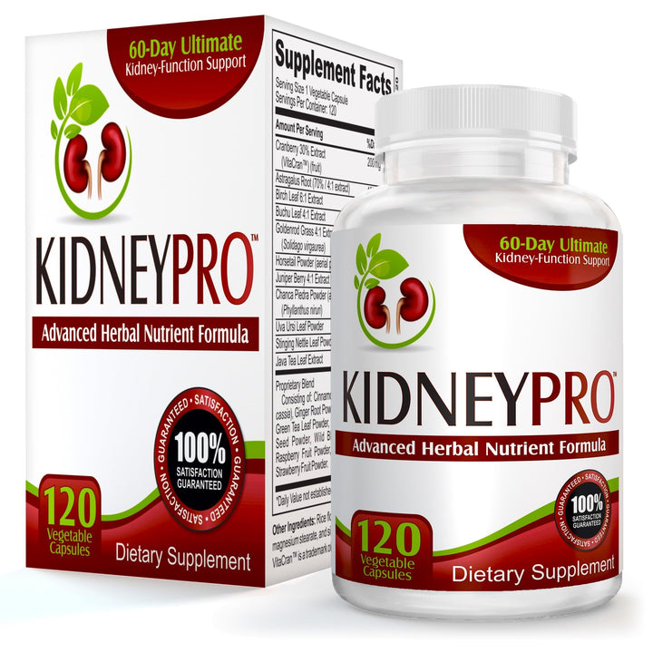 Kidney-Pro: with 21 Kidney Health Supplements in 1 Formula (Total Kidney Support),120 capsules.