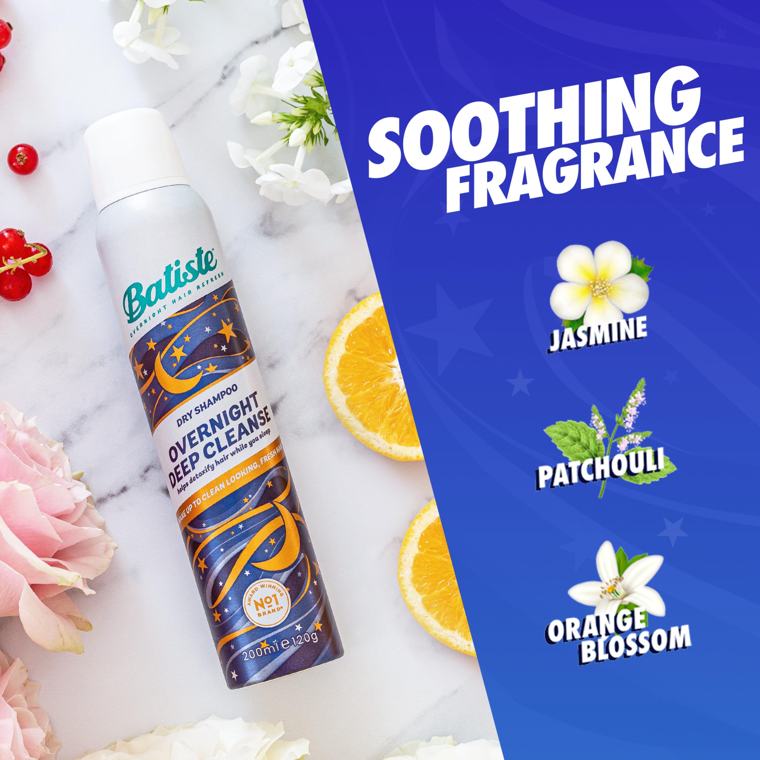 Batiste Overnight Deep Cleanse Dry Shampoo, Wake up to Beautiful Hair by Preventing Oil Build-up, 3.81 oz