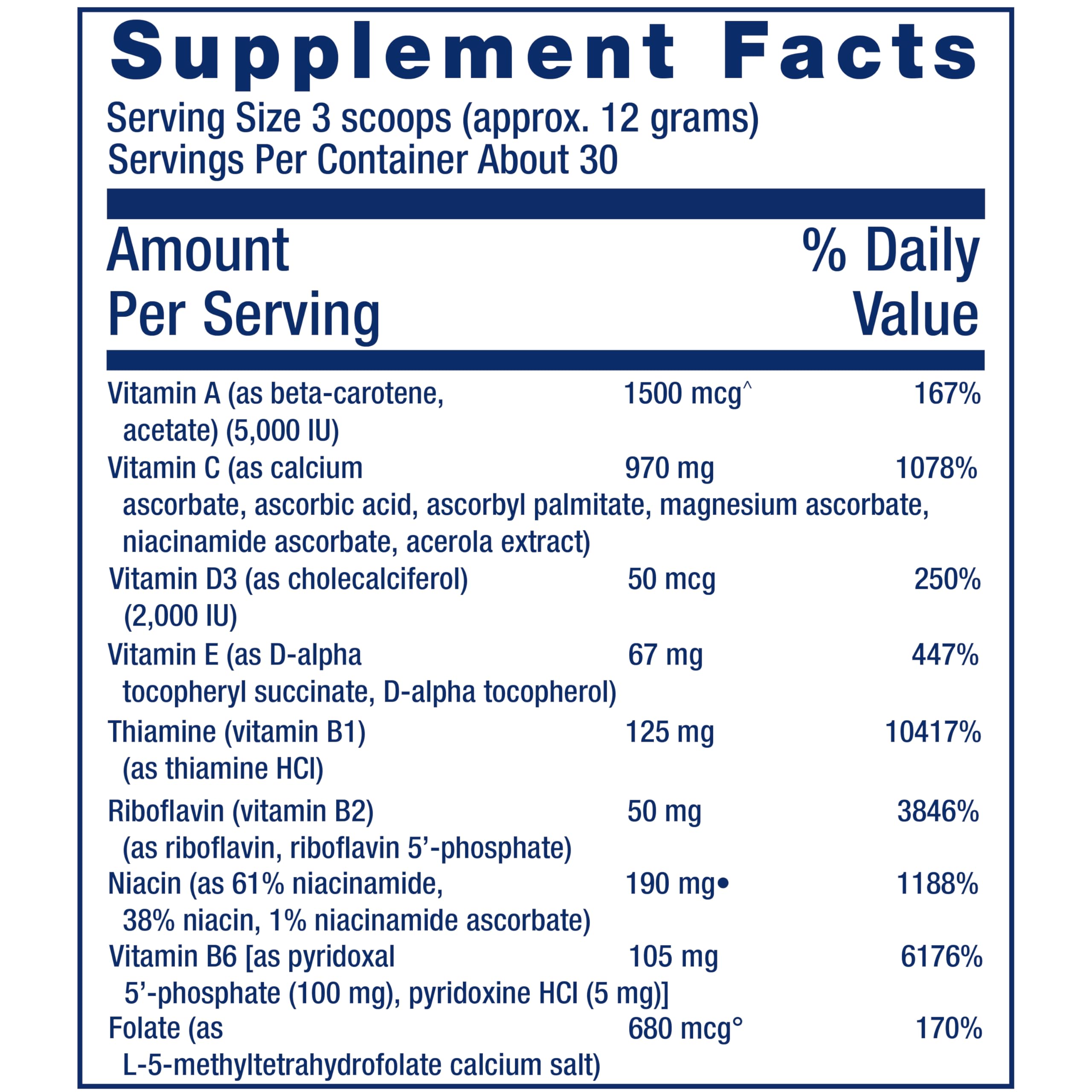 Life Extension Mix™ Powder, high Potency, Advanced Vitamin, Mineral, Fruit & Vegetable Formula, Vitamin B, C, D, E, Magnesium, for Whole-Body Health, Healthy Aging, Gluten-Free, 12.70 oz