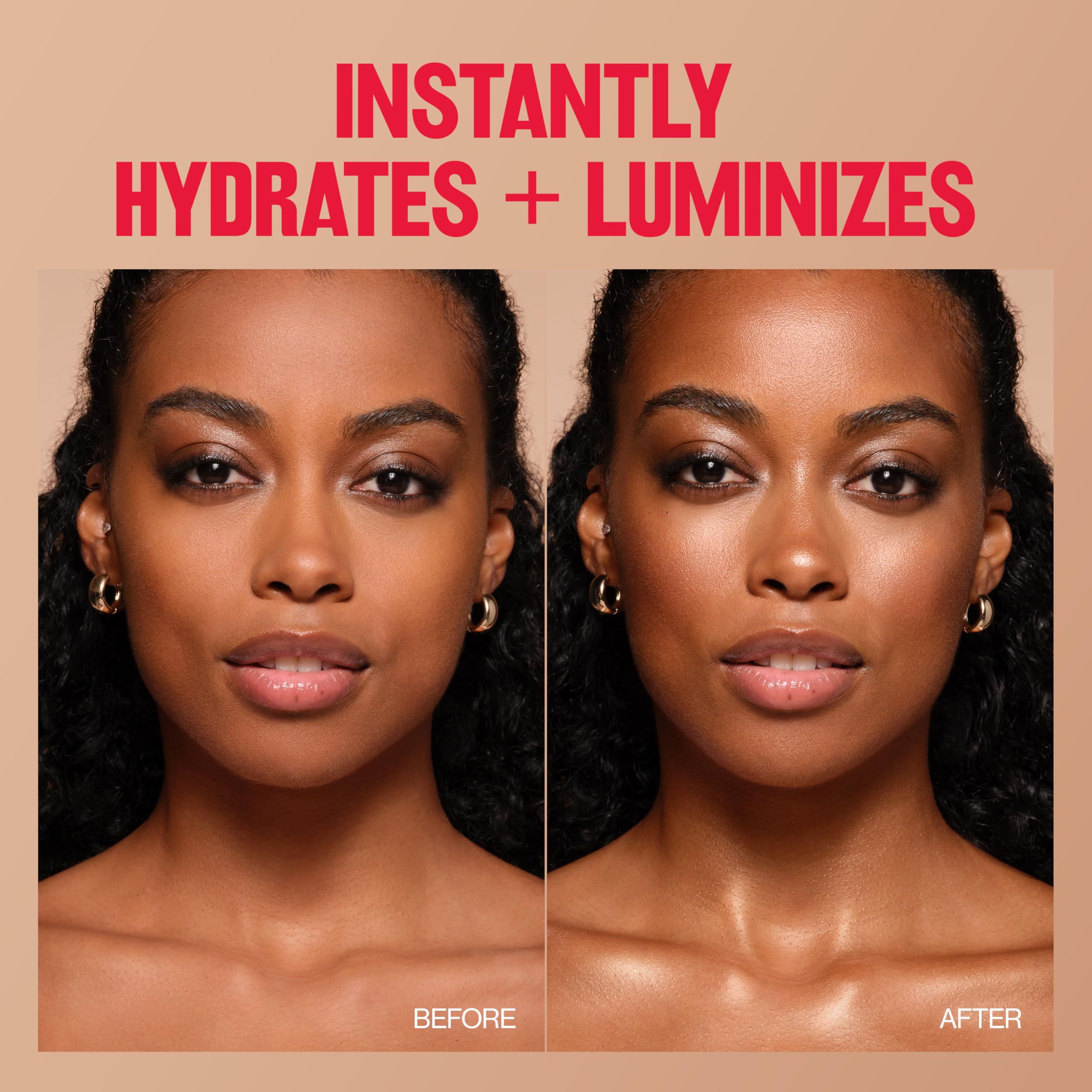 Revlon ColorStay Face & Body Glow Lotion, Hydrating Moisturizer, 24HR Hydration, Illuminating Luminizing Shimmer, 110 Glow Through It