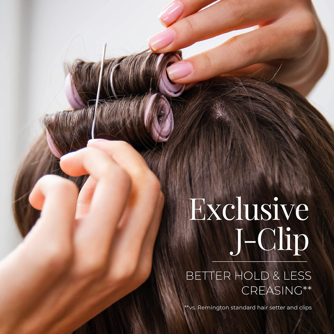 Remington Compact Ceramic Dual Voltage Hot Rollers for Long and Short Hair, Hair Setters, Hair Curlers, 1-1 ¼ Purple/Black, 10 Piece Set