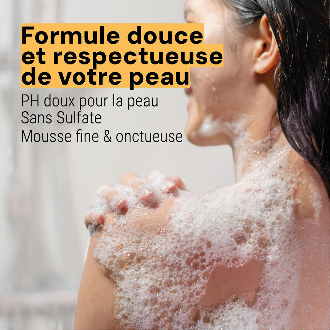 Panier des Sens – Honey Shower Gel - Foaming Body Wash Women & Men - Moisturizing Body Soap with Glycerin, Organic Honey Extract - 96% Natural Ingredients Body Care - Liquid Body Wash - 6,76 floz