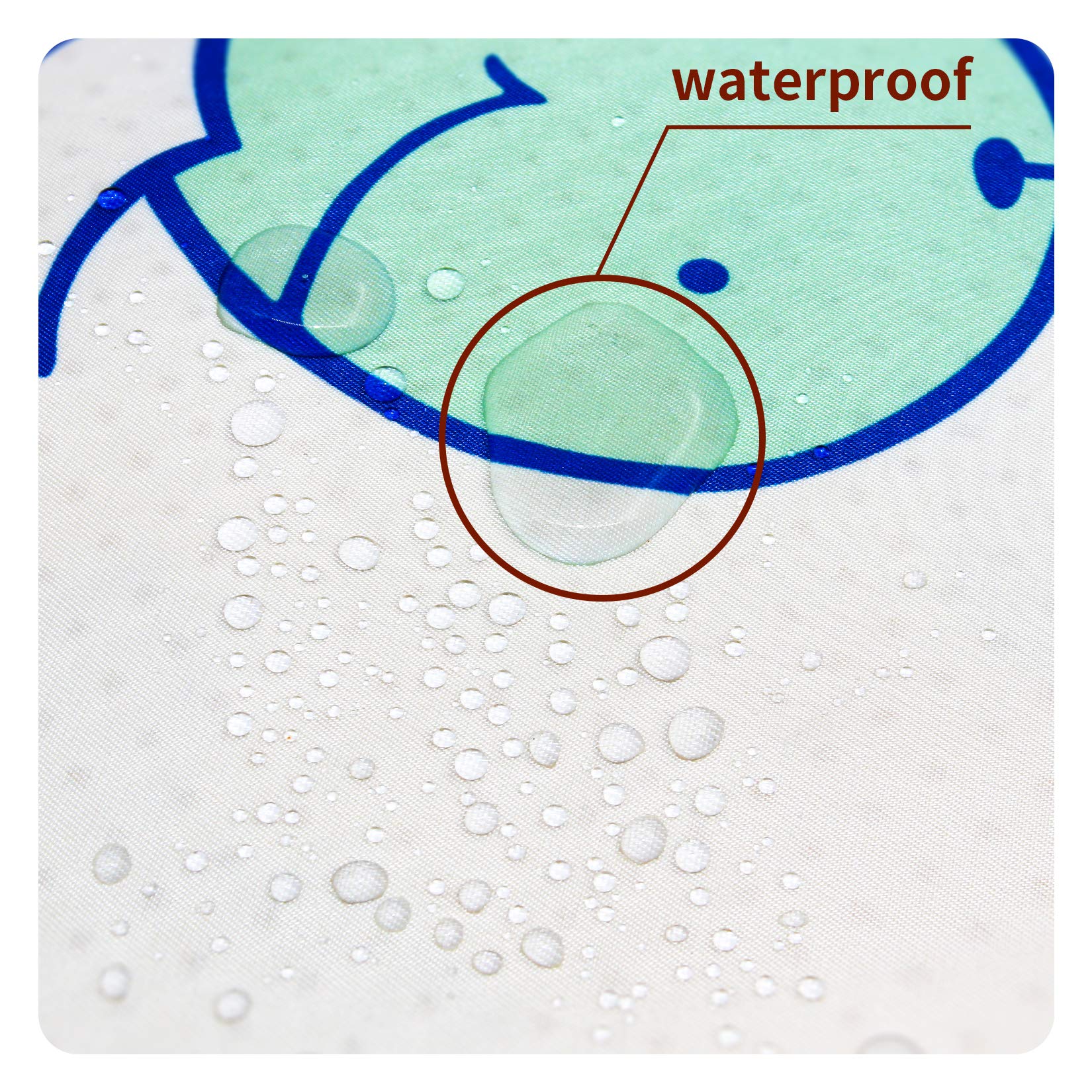 Larger Size 51x51inch Splat Mat for Under High Chair, ALYYDBG Washable Waterproof & Anti-Slip Floor Splash Mat, Baby High Chair Mat for Dropping Food